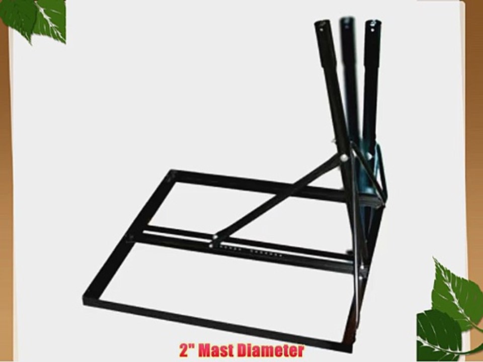 Non - Penetrating Roof Mount 2 - Inch for satellite dish