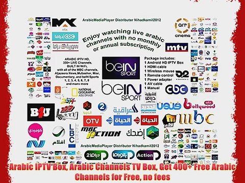 Arabic IPTV Box Arabic Channels TV Box Get 400 Free Arabic Channels for  Free no fees - video Dailymotion