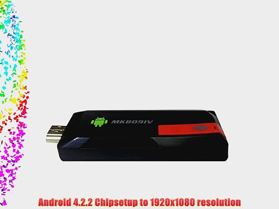 Quad Core Mk809IV RK3188 Android 4.2 Mini PC Bluetooth Full HDMI 1080p 2G/8G Andriod Mini TV