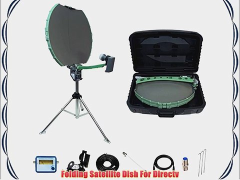 Directv Folding Portable Satellite Dish Rv Tripod Kit