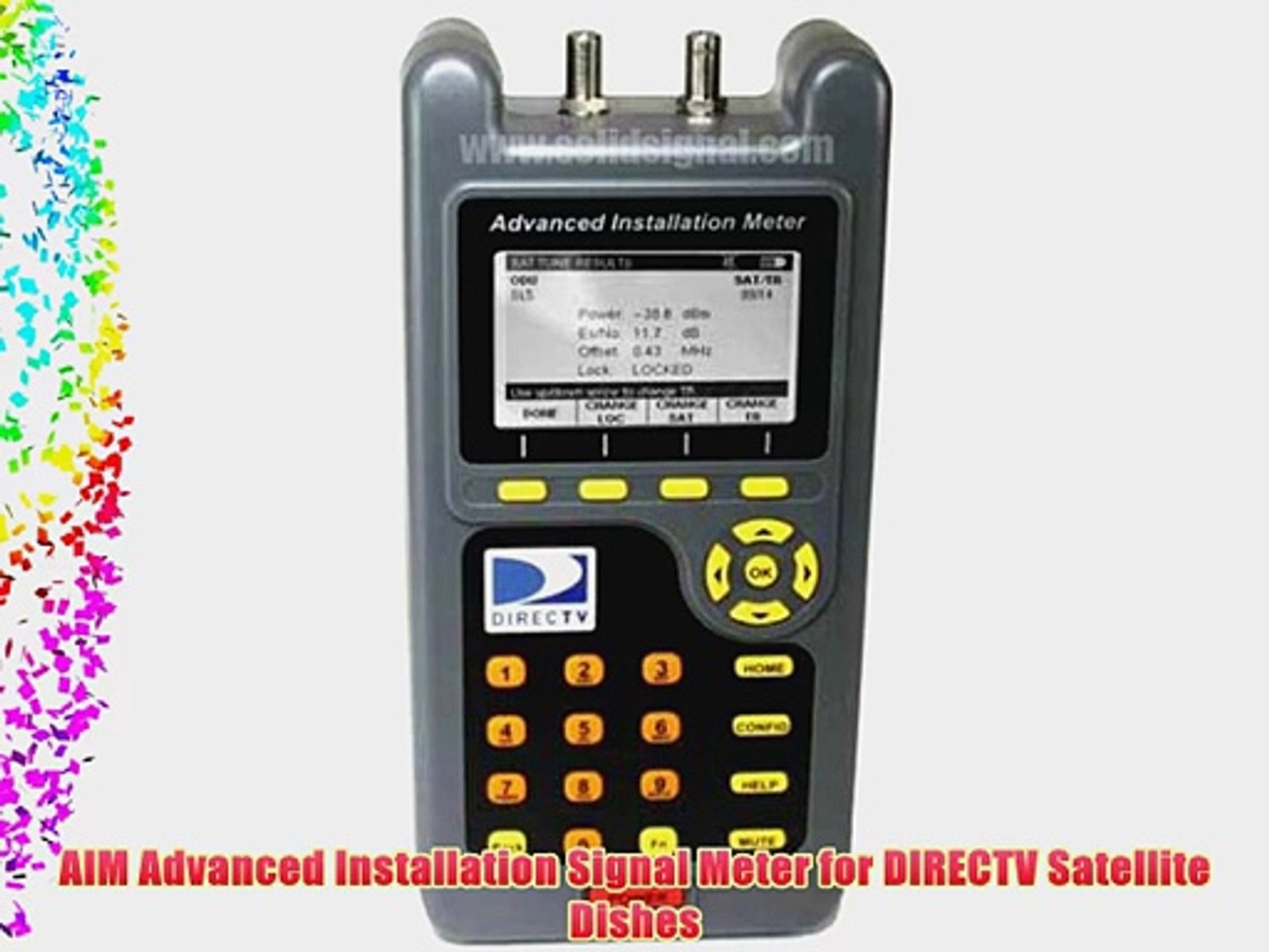 AIM Advanced Installation Signal Meter for DIRECTV Satellite Dishes - video  Dailymotion