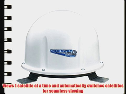 Winegard RT8035T RoadTrip MiniMax Black 15 In-Motion Satellite TV Antenna