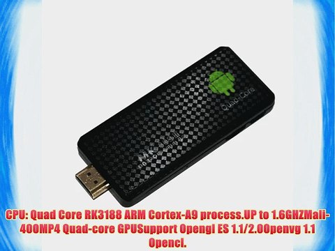 MK809 III Quad Core RK3188 Android TV Stick 2GB RAM 8GB ROM Bluetooth Wifi Mk809III Mini PC