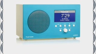 Tivoli Audio Albergo Clock Radio with Bluetooth Gloss Blue/White
