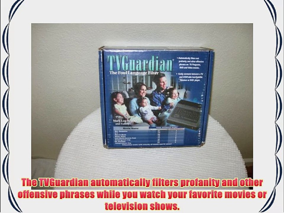 TVGuardian: The Foul Language Filter