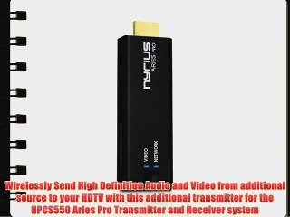 Nyrius ARIES Pro Digital Wireless HDMI Transmitter for Streaming HD 1080p 3D Video Laptops