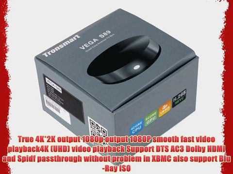 Tronsmart Vega S89 Quad Core Android 4.4 Smart TV Box 2K*4K XBMC Streaming Media Player OTA