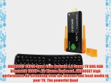 ANDROSET 2 in 1 Quad Core Android 4.2 Smart TV BOX 8GB Bluetooth 1080P  Air Mouse Keyboard