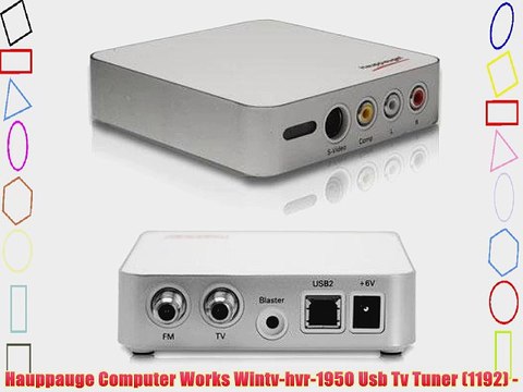 Hauppauge Computer Works Wintv-hvr-1950 Usb Tv Tuner (1192) -