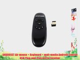 ANDROSET 2.4G Wireless Air Mouse Wireless keyboard for PC Set-top-boxes and Android TV Boxes