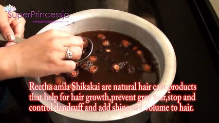 Ritha Amla shikakai how to make Homemade Shampoo Grow Hair treatment for Healthy shiny Hair