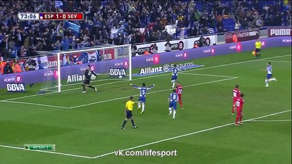Espanyol 3: 1 Seville | Spanish Cup 2014/15 | 1/4 finals | The first match - Highlights