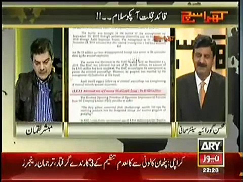 Khara Sach 22 January  2015 Full
