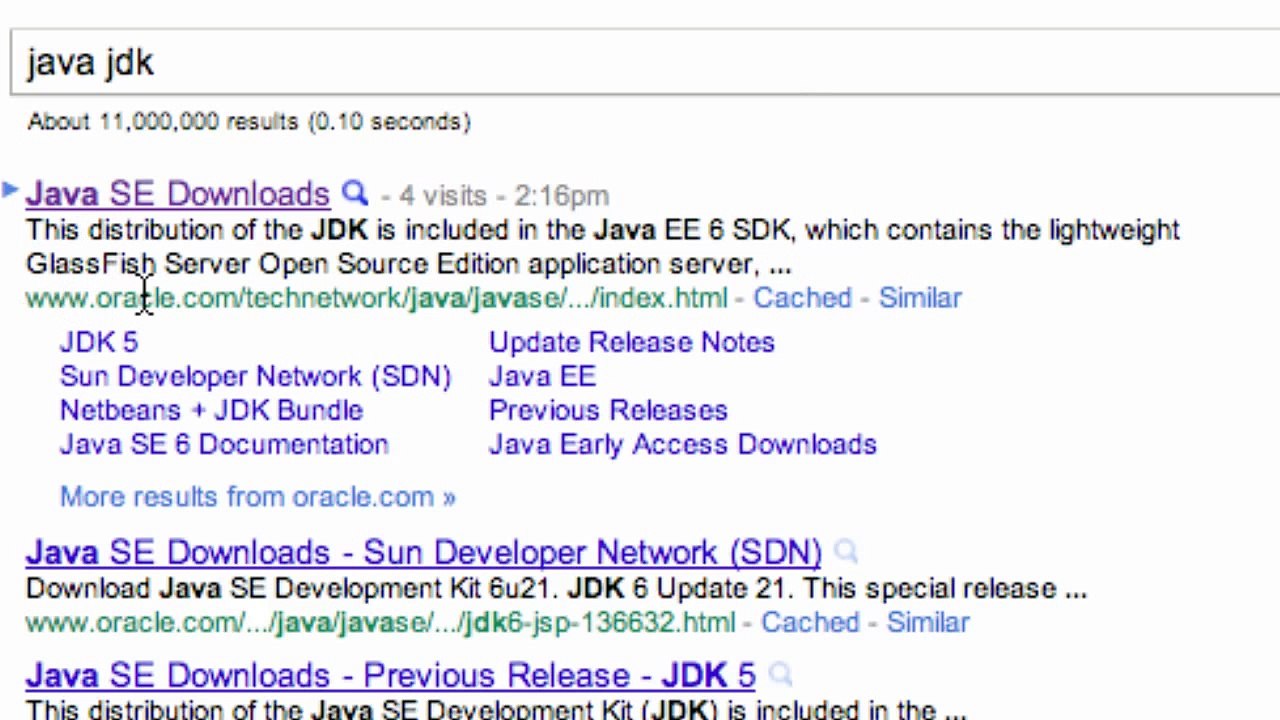 Android Application Development Tutorial - 1 - Download and Install the Java JDK