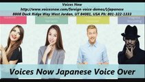 Voices Now Japanese Voice Over (801-322-1333)