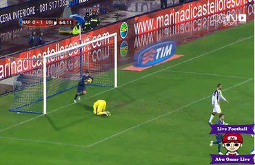 اهداف مباراه نابولي واودينيزي في كاس ايطاليا 2015