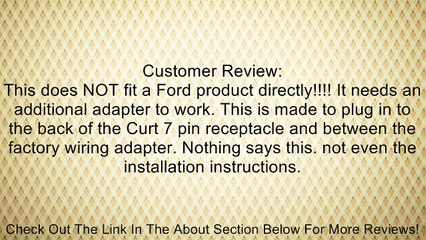Curt Manufacturing 56000 Fifth Wheel and Goosneck Harness Review