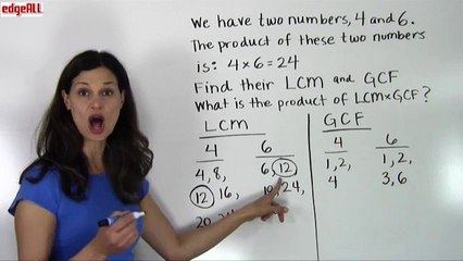 Understanding LCM & GCF Relationship 📚