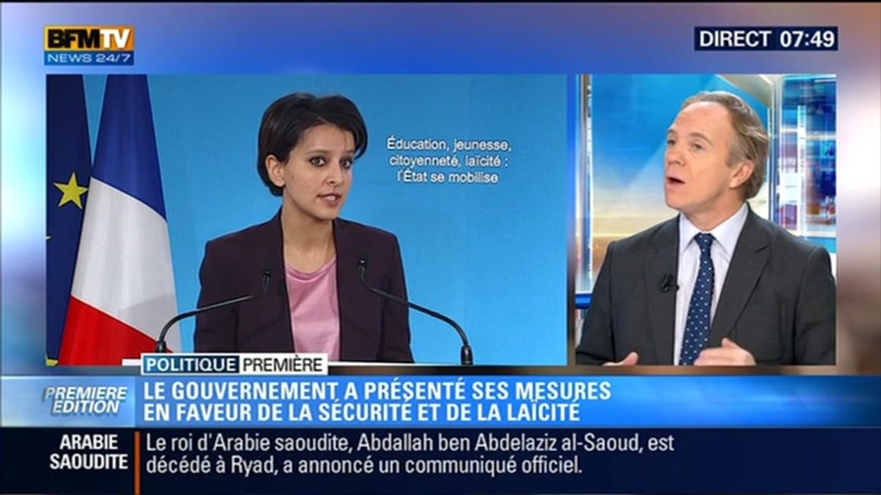 Politique Première: Lutte contre le terrorisme: "L'Etat fait tout ce qu'il peut mais c'est toujours trop peu !" - 23/01