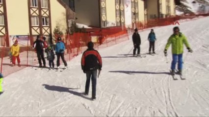 Erzurum Palandöken'de Kornişli Kayak