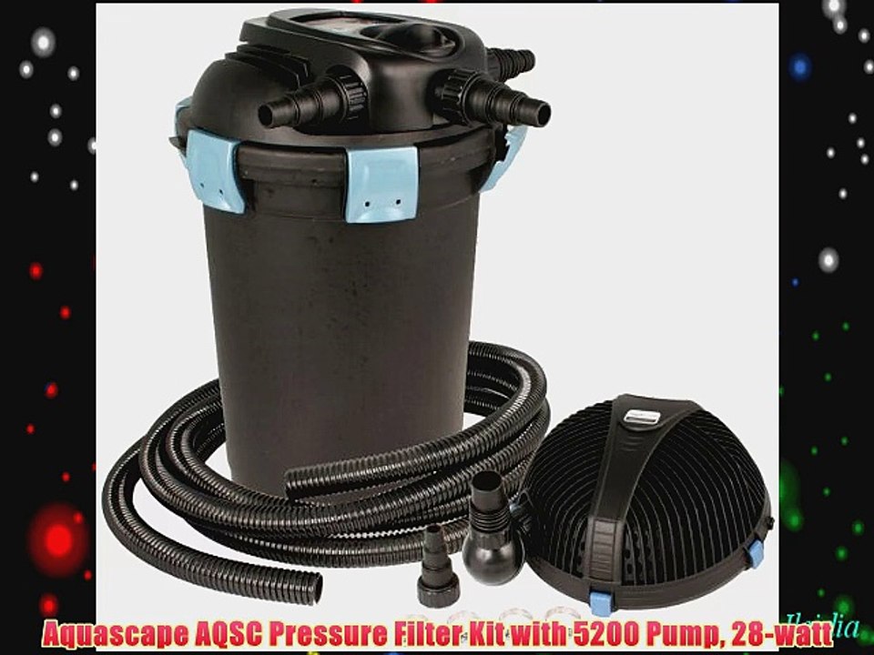 Aquascape AQSC Pressure Filter Kit with 5200 Pump 28-watt