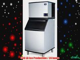 Manitowoc ID-0502A_B-570 530 Lb Air-Cooled Full Cube Ice Machine w/ Storage Bin