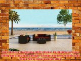 Harmonia Living Urbana 3 Piece Rattan Patio Sofa Set with Red Sunbrella Cushions (SKU HL-URBN-3SS-HN)