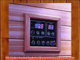 Lifesmart LS-R2P-5CH13 Euro Style Infrared Sauna with Carbon Tech Heater and MP3 Sound System