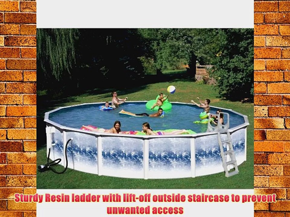 Splash Pools Complete Famliy Pool Package 18-Feet by 48-Inch