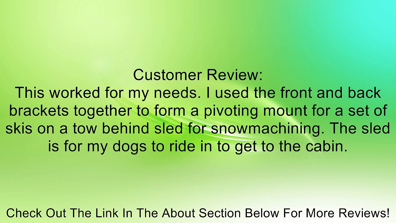 Single Axle Hanger Kit for Double Eye Spring Review