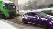 Subaru İle Karda Tır Çekmek