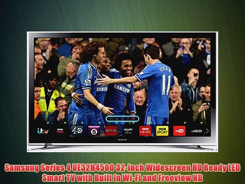 Samsung Series 4 UE32H4500 32-inch Widescreen HD Ready LED Smart TV with Built In Wi-Fi and