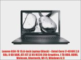 Lenovo G50-70 15.6-inch Laptop (Black) - (Intel Core i7-4510U 2.0 GHz 8 GB RAM ATI JET LE R5