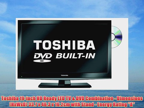 Toshiba 19DL502B2 - 19 High Definition LED TV with built-in DVD Player