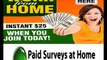 Paid Surveys at Home Review - Earn Cash Home