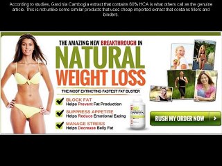 Premium Natural Garcinia Cambogia Review - Quick Results