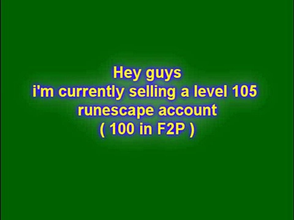 Buy Sell Accounts - Runescape Account For Sale - Cheap - Good