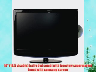 19 LCD TV DVD COMBI FREEVIEW (SAMSUNG SCREEN)