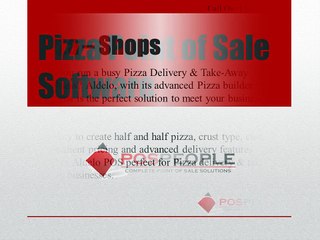 Pizza Point of Sale Software
