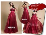 Cheap red long party dresses for women in 2015
