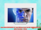 Sony KDL42W706BSU 42-inch Widescreen Full HD 1080p Smart TV with Freeview - Silver