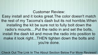Metra Install Kit Toyota Tacoma 2005 Review