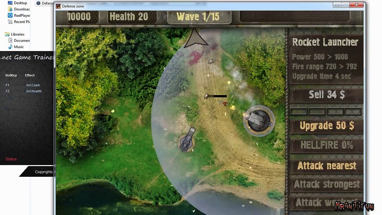 Code Triche Defense Zone V4.5.2.26832