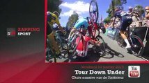 Zap'Sport : Une chute massive en cyclisme en caméra embarquée