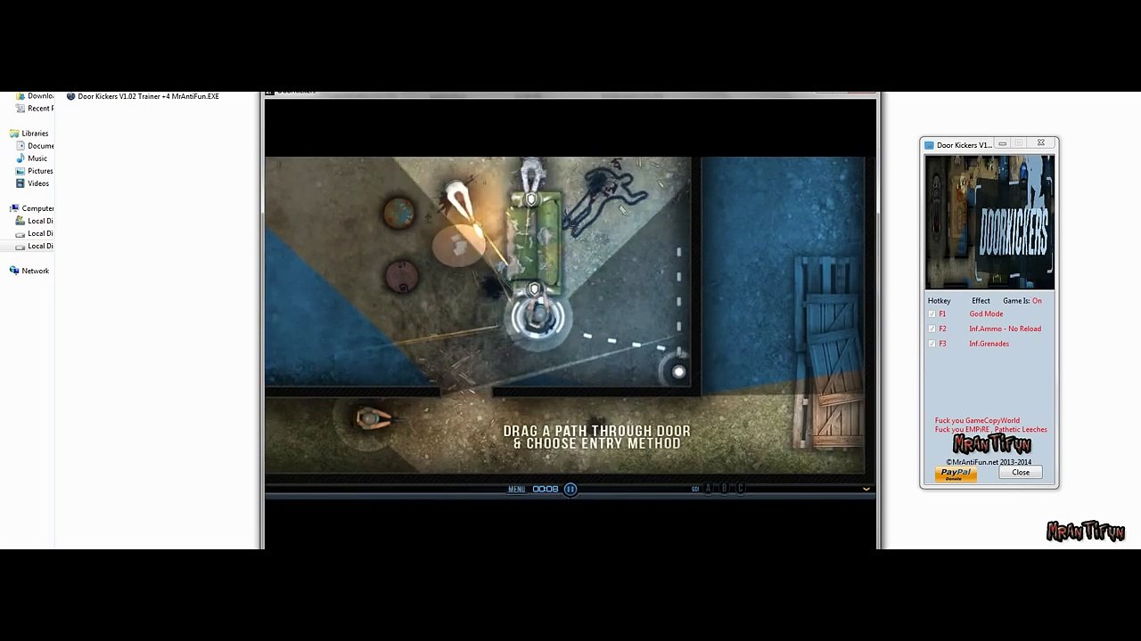 Code Triche Door Kickers V1.02