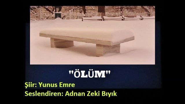 DUYGULU ÖLÜM ŞİİRİ-ADNAN ZEKİ BIYIK (KIRKLARELİ MÜFTÜ YARD.)