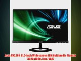 Asus VX229H 21.5-inch Widescreen LED Multimedia Monitor (1920x1080 5ms VGA)