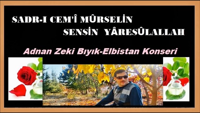 Nat-ı Muhammedi-Adnan Zeki Bıyık (Kırklareli Müftü Yardımcısı)
