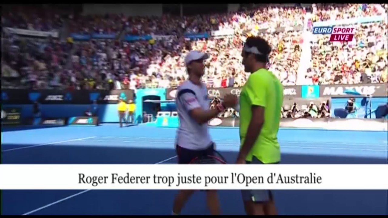Open Australie : Roger Federer et Richard Gasquet déjà éliminés !