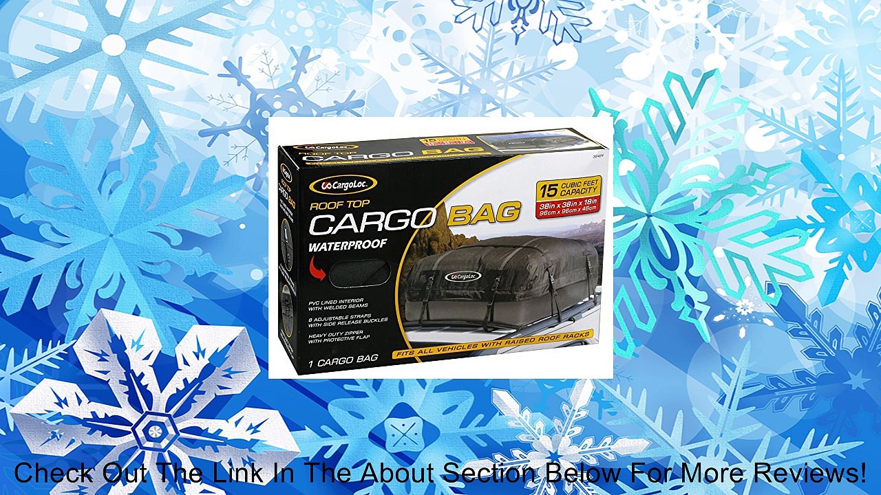 Cargoloc 32424 15Cubic/Feet Deluxe Roof Top Waterproof Cargo Carrier Review video Dailymotion